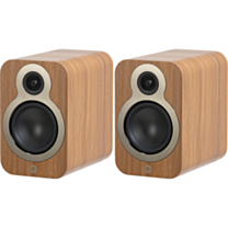 Q Acoustics 3020C Bookshelf Speakers – Pin Oak