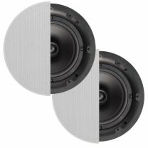 Q Install Qi65C 6.5" In-Ceiling Speakers Round Grill