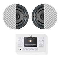 Q Acoustics QE120 + Qi65CB Speaker Bundle White