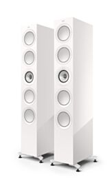 KEF R11 Meta Floorstanding Speaker - White Gloss