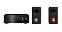 Yamaha A-S301 Stereo Amplifier + Klipsch R-40M Bookshelf Speakers