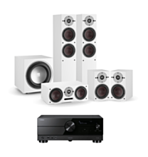 Yamaha RX-A2A + Dali Oberon 5 - 5.1 Speaker Package - White