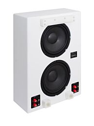 Cornered Audio C8S Passive Shallow On Wall Subwoofer - White