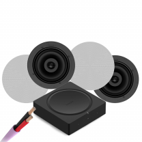 Sonos Amp w/ x4 Sonance In-Ceiling Speakers + Speaker Cable