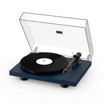Pro-Ject Debut Carbon Evo Premium Turntable in Satin Steel Blue
