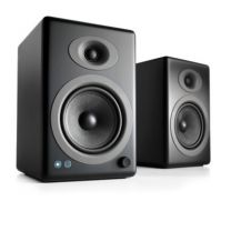 Audioengine A5+ Wireless Speakers - Black Satin