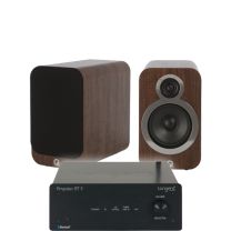 Tangent Ampster BT II HiFi Amplifier + Q Acoustics 3020i - Bookshelf Speakers