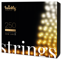 Twinkly Strings 250 LEDs Gold Edition AWW, Generation II 