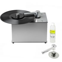 Pro-Ject VC-E - Compact Vinyl Record Cleaning Machine Bundle with 7" Arm adapter