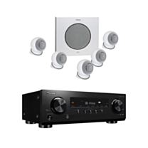 Pioneer VSX-534 5.2 Channel AV Receiver + Cabasse Eole 4 - 5.1 Home Cinema System Pack - White