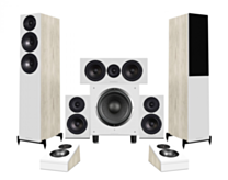 Wharfedale Diamond 12.3 Home Cinema 5.1.2 HCP Pack - Light Oak