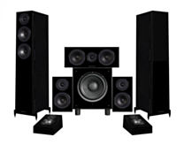 Wharfedale Diamond 12.3 Home Cinema 5.1.2 HCP Pack - Black Oak