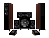 Wharfedale Diamond 12.3 Home Cinema 5.1.2 HCP Pack - Walnut