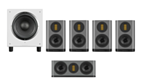 Wharfedale Evo 5.1 Surround Sound Bundle – Lunar Grey with SW-10 Subwoofer 