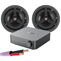 WiiM AMP + X2 Monitor Audio C180 - In Ceiling Speaker