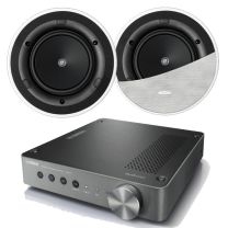 Yamaha WXA-50 Streaming Amplifier + KEF Ci160.2CR Ceiling Speakers (pair)