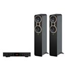 Audiolab 7000A Integrated Amplifier + Q Acoustics 3050c Floor Standing Speakers Package and 5 metres Classic 79 Strand