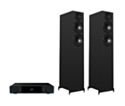 ARCAM A25+ Radia Plus Amplifier + Wharfedale Diamond 12.4i Floor Standing Speakers Package and 5 metres Classic 79 Strand