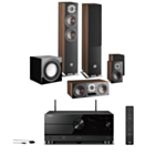 Yamaha RX-A4A + Dali Oberon 5 - 5.1 Speaker Package - Dark Walnut