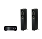 Yamaha A-S501 Hi-Fi Stereo Amplifier + Q Acoustics 5040 Floor Standing Speakers Package and 5 metres Classic 79 Strand