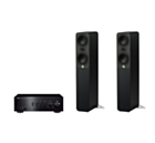 Yamaha A-S701 Hi-Fi Stereo Amplifier + Q Acoustics 5040 Floor Standing Speakers Package and 5 metres Classic 79 Strand