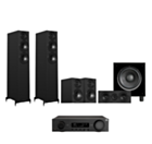 Wharfedale Diamond 12.3i HCP 5.1 Home Cinema Pack - Black + JBL MA510 - Black
