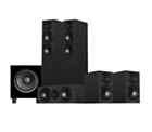 Wharfedale Diamond 12.3i HCP 5.1 Home Cinema Pack - Black with SW-10 Subwoofer