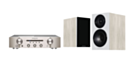 Marantz PM6007 Amplifier - Silver + Wharfedale Diamond 12.0 Speakers - Light Oak
