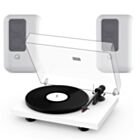 Pro-ject Debut Carbon Evo + Q Acoustic - Q Active 200 Speakers - White Bundle