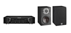 Marantz PM6007 Amplifier and Dali Oberon 1 Bookshelf Speakers in Black