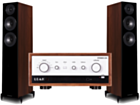 LEAK Stereo 230 Integrated Amplifier + Wharfedale Diamond 12.3 Speakers 