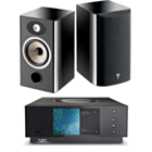 Naim Audio Uniti Atom - Compact High-End All-in-One + Focal Aria 906 - 2-way Bookshelf Loudspeaker (Pair)