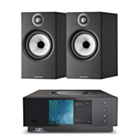 Naim Audio Uniti Atom - Compact High-End All-in-One + Bowers & Wilkins 606 S2 Anniversary Edition Standmount Speakers