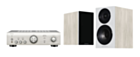 Denon PMA-600NE Amplifier - Silver + Wharfedale Diamond 12.0 Speakers - Light Oak