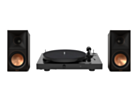 Pro-Ject Juke Box E1 Turntable + Klipsch RP-500M II Bookshelf Speakers