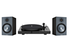 Pro-Ject Juke Box E1 Turntable + Monitor Audio Bronze 100 Bookshelf Speakers