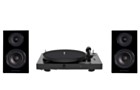 Pro-Ject Juke Box E1 Turntable + Wharfedale Diamond 12.2 Bookshelf Speakers