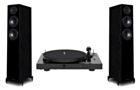 Pro-Ject Juke Box E1 Turntable + Wharfedale Diamond 12.3 Floordstanding Speakers