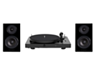 Pro-Ject Juke Box E1 Turntable + Wharfedale Diamond 12.1 Bookshelf Speakers