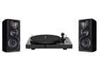 Pro-Ject Juke Box E1 Turntable + Wharfedale EVO 4.2 Bookshelf Speakers