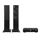 Denon PMA-600NE Integrated Amplifier + JBL Stage 280F Floor Standing Speakers Package and 5 metres Classic 79 Strand