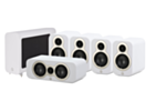 Q Acoustics 3010C 5.1 Cinema Pack – Satin White with 3060S Subwoofer - Arctic White