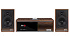 Ruark R610 Music Console & Sabre-R Bookshelf Speakers Fused Walnut