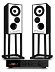 Audiolab 9000A & Mission 700 Bookshelf Speakers with Stands