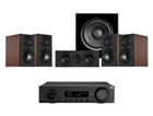 Wharfedale Diamond 12.1i HCP 5.1 Home Cinema Pack - Walnut + JBL MA510 5.2 - Black