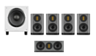 Wharfedale Evo 5.1 Surround Sound Bundle – Lunar Grey with SW-10 Subwoofer 