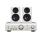 Denon PMA-600NE Amplifier Silver + Wharfedale Diamond 12.1 Light Oak