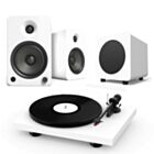 Pro-Ject Debut Carbon Evo Turntable + Kanto YU6 + SUB 8 MKII Bundle in Matt White